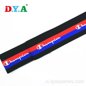 Logo tùy chỉnh jacquard dệt nylon mềm